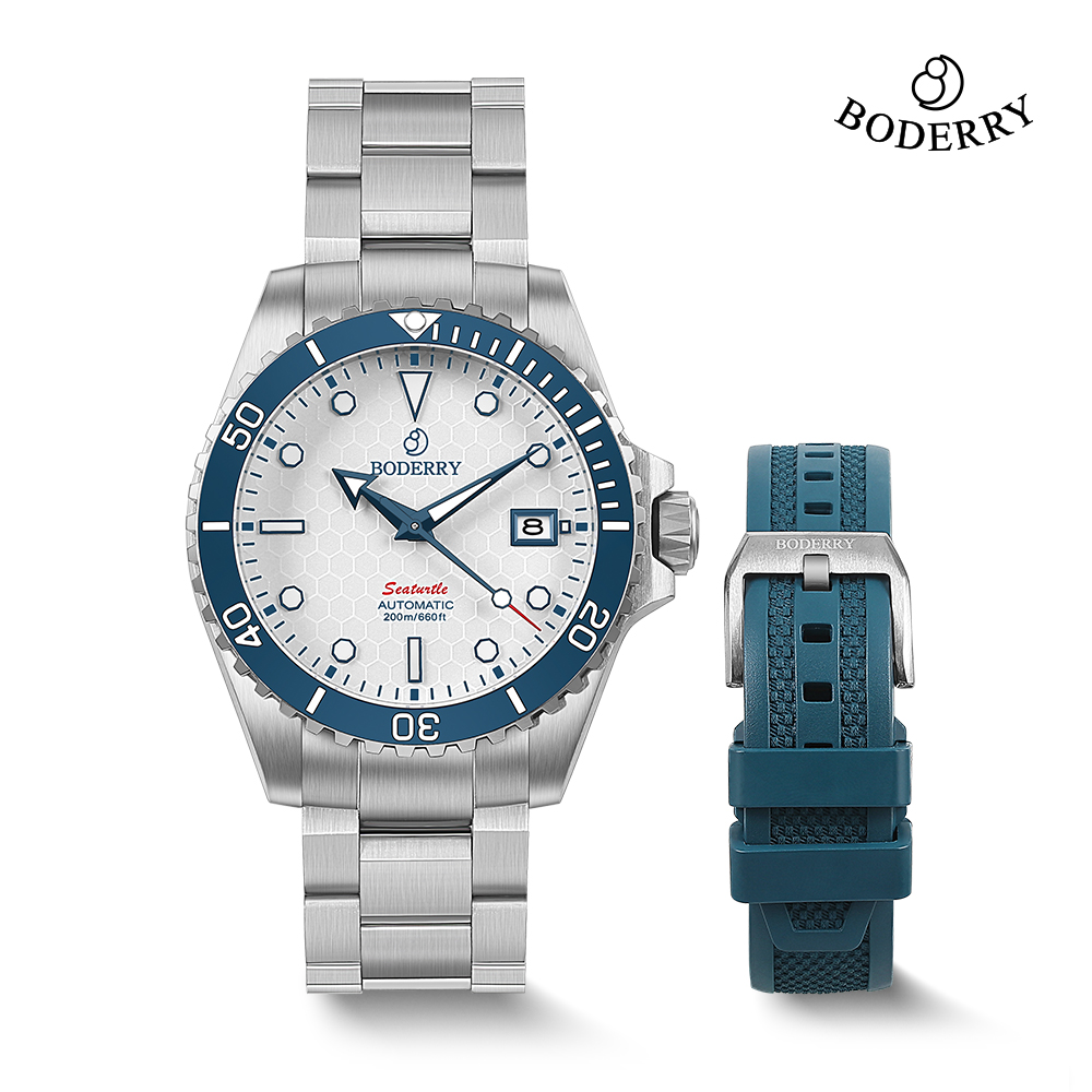 Seiko Watch Prospex - Boderry tytanowy zegarek dla nurka automatyczny